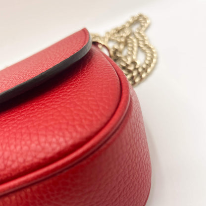 Gucci GG Soho Flap Red Leather