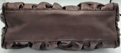 Guccissima D Burgundy Leather