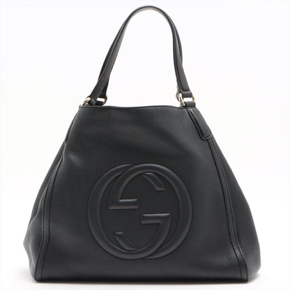 Gucci hobo Shoulder Bag Leather Black
