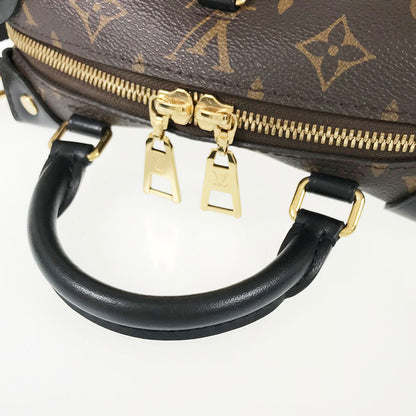 LOUIS VUITTON Monogram Petite Malle Souple 2WAY Shoulder Handbag