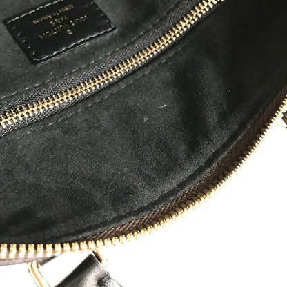 LOUIS VUITTON Monogram Petite Malle Souple 2WAY Shoulder Handbag