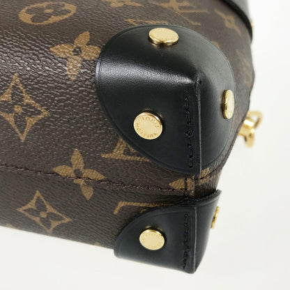 LOUIS VUITTON Monogram Petite Malle Souple 2WAY Shoulder Handbag