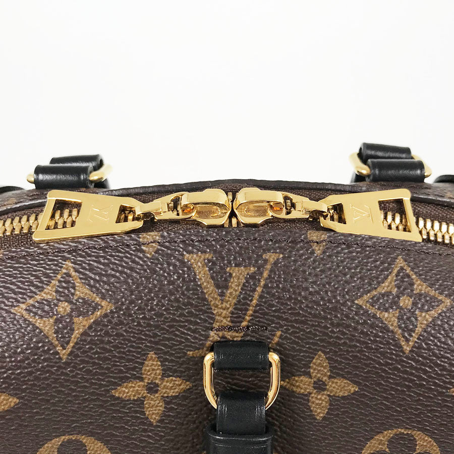 LOUIS VUITTON Monogram Petite Malle Souple 2WAY Shoulder Handbag