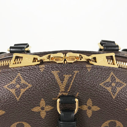 LOUIS VUITTON Monogram Petite Malle Souple 2WAY Shoulder Handbag