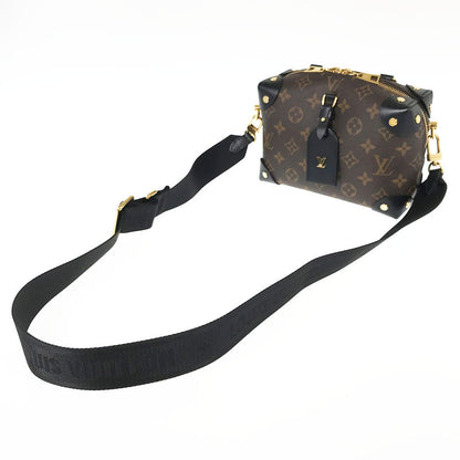 LOUIS VUITTON Monogram Petite Malle Souple 2WAY Shoulder Handbag