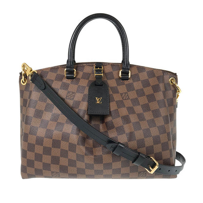 LOUIS VUITTON Damier Odeon Tote MM 2WAY Shoulder Handbag