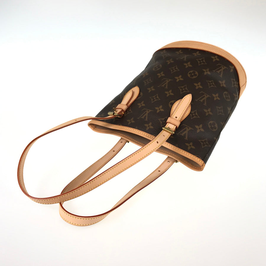 LOUIS VUITTON Monogram petit bucket M42238 Tote bag