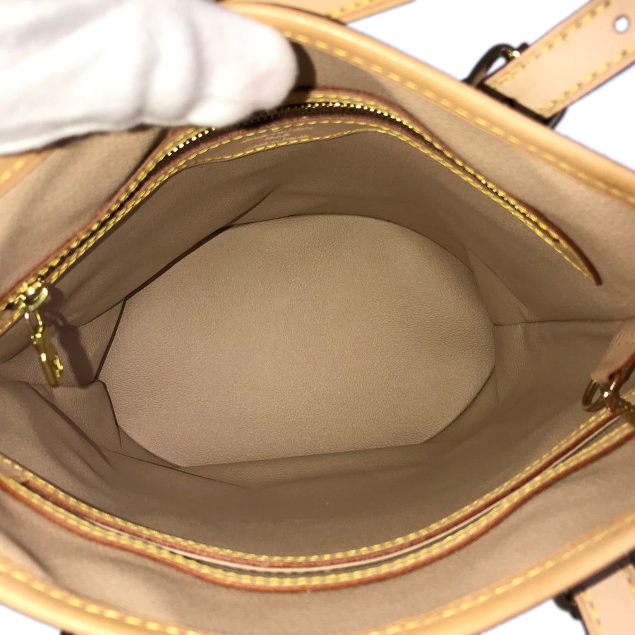LOUIS VUITTON Monogram petit bucket M42238 Tote bag