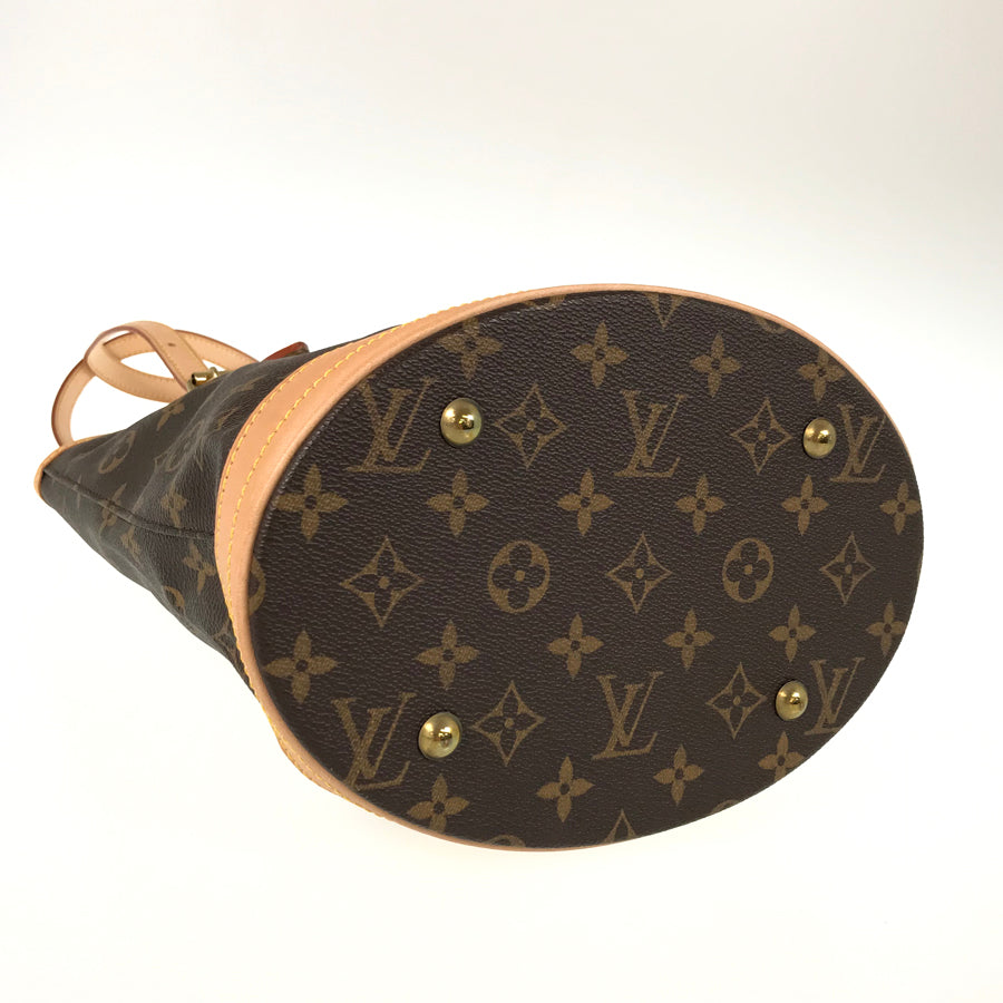 LOUIS VUITTON Monogram petit bucket M42238 Tote bag