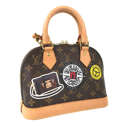 LOUIS VUITTON Monogram World Tour Sticker Alma BB M43230 Hand bag