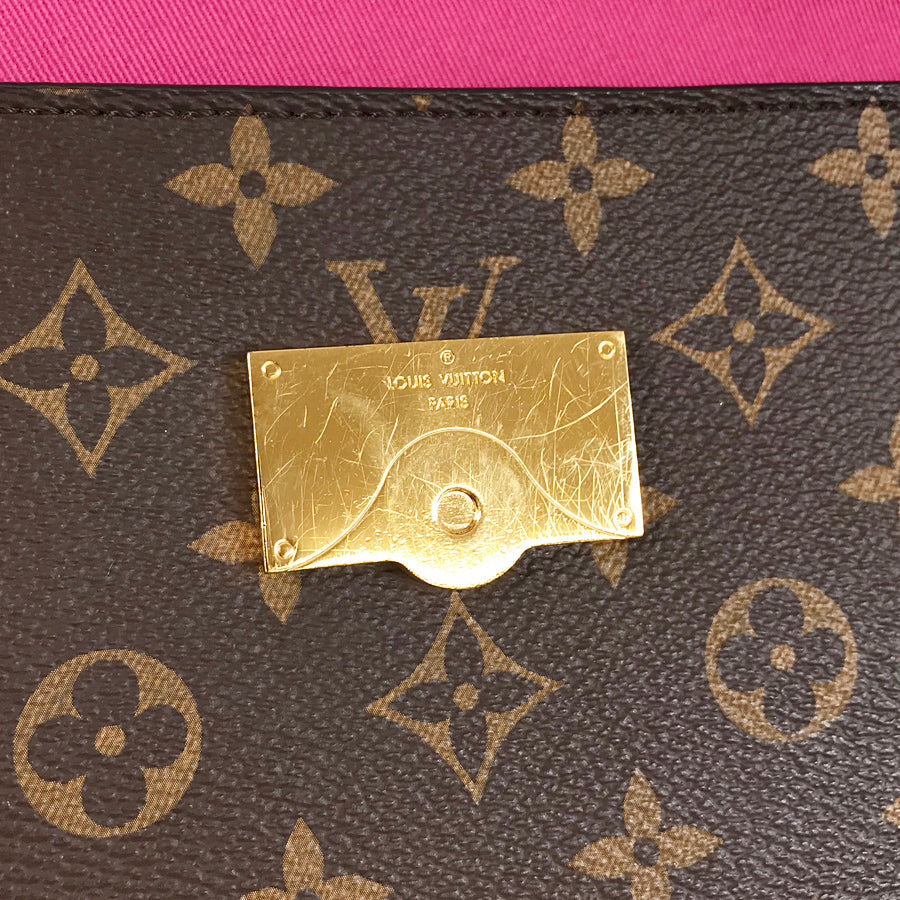 LOUIS VUITTON Monogram Cluny BB M42738 Hand bag