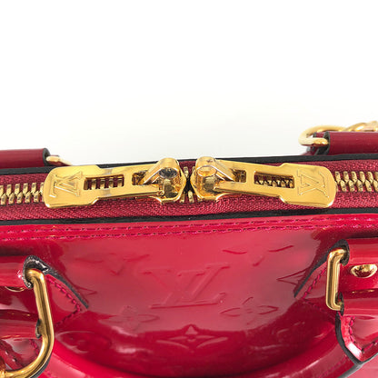 LOUIS VUITTON Monogram Vernis Alma BB M91771 Hand bag