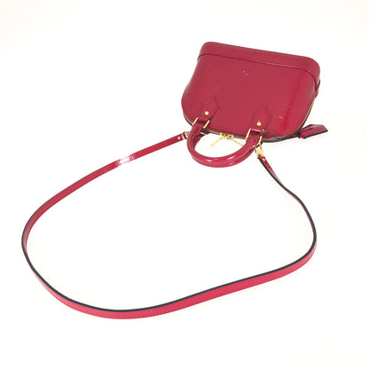 LOUIS VUITTON Monogram Vernis Alma BB M91771 Hand bag