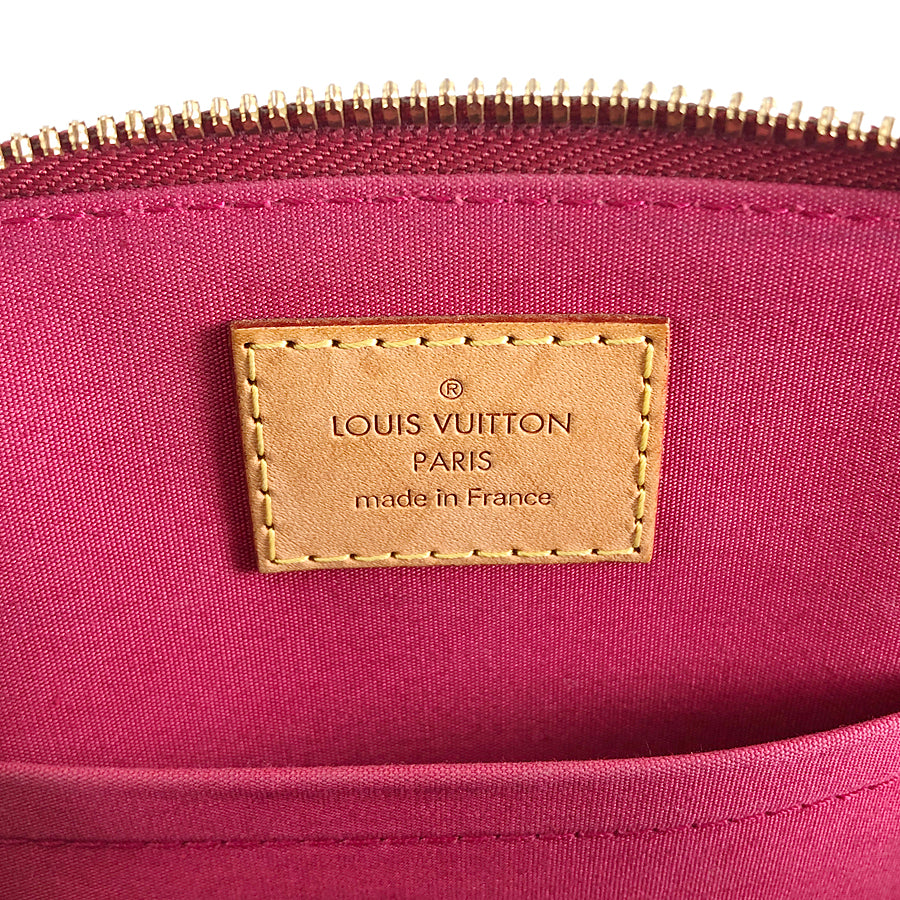 LOUIS VUITTON Monogram Vernis Alma BB M91771 Hand bag