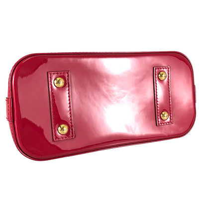 LOUIS VUITTON Monogram Vernis Alma BB M91771 Hand bag