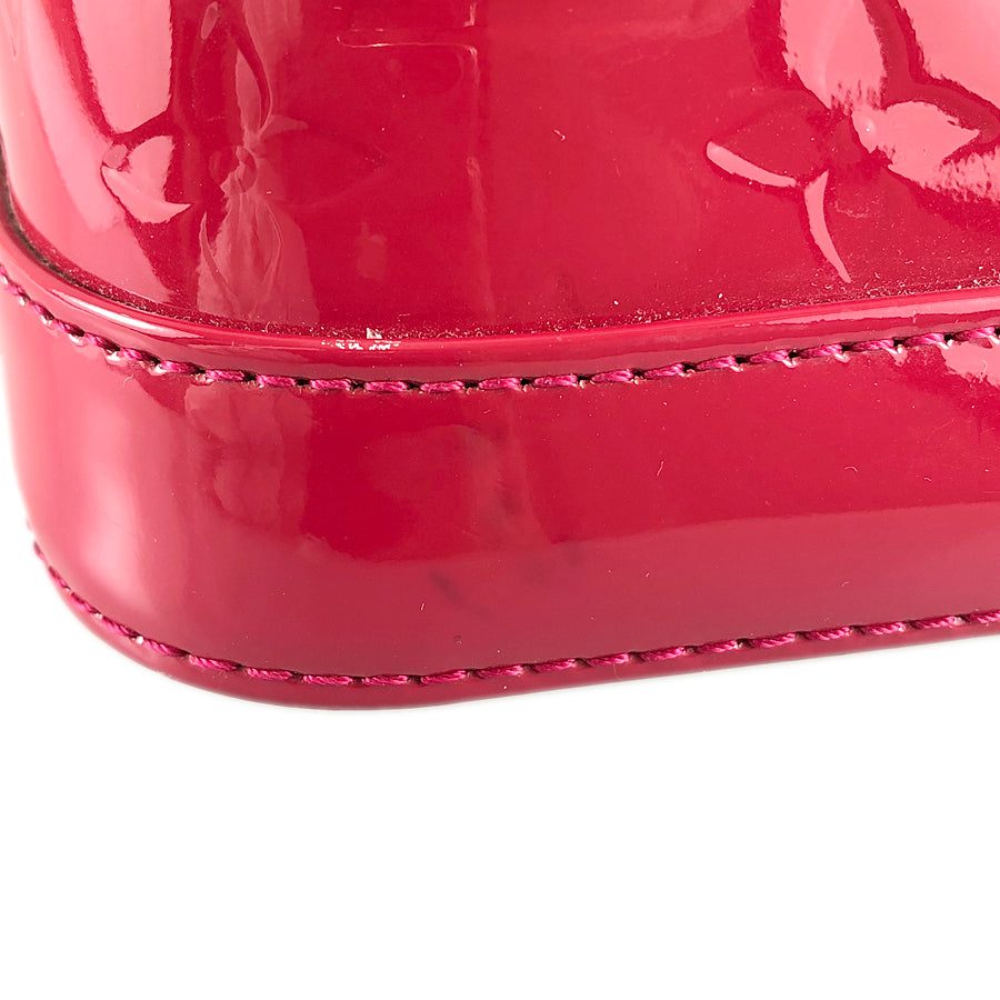 LOUIS VUITTON Monogram Vernis Alma BB M91771 Hand bag
