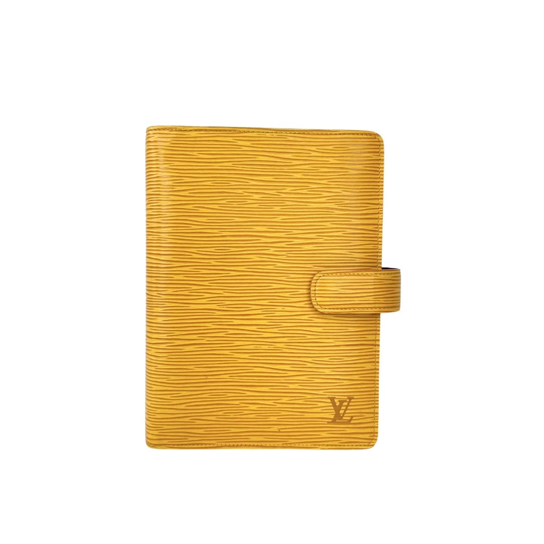 Louis Vuitton Yellow Epi Leather Agenda