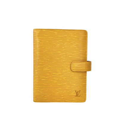Louis Vuitton Yellow Epi Leather Agenda
