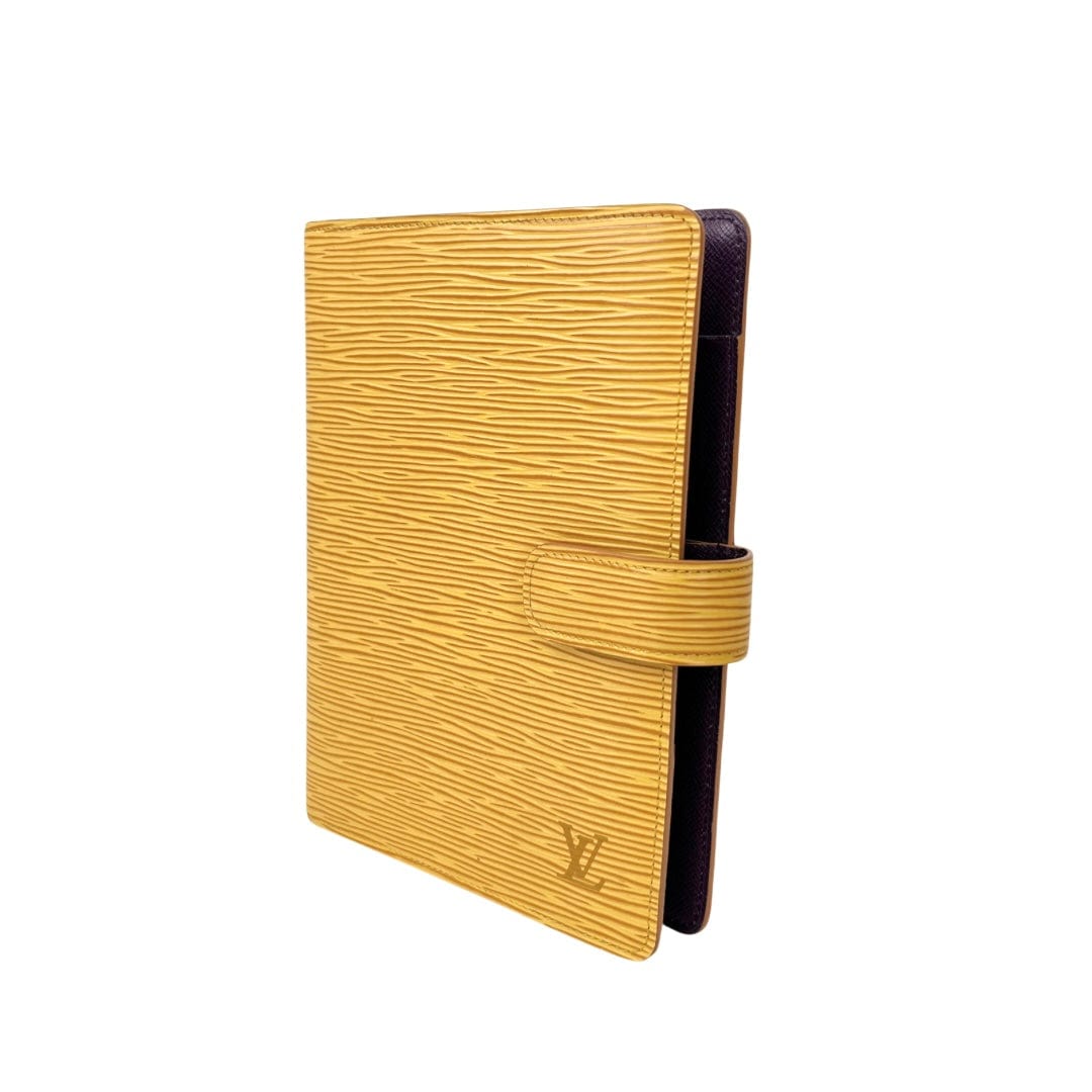 Louis Vuitton Yellow Epi Leather Agenda