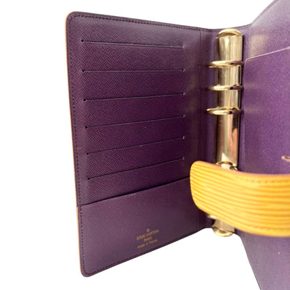 Louis Vuitton Yellow Epi Leather Agenda