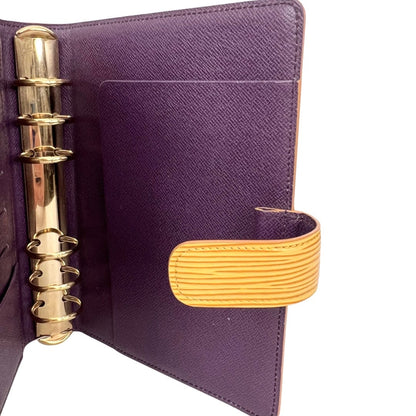 Louis Vuitton Yellow Epi Leather Agenda