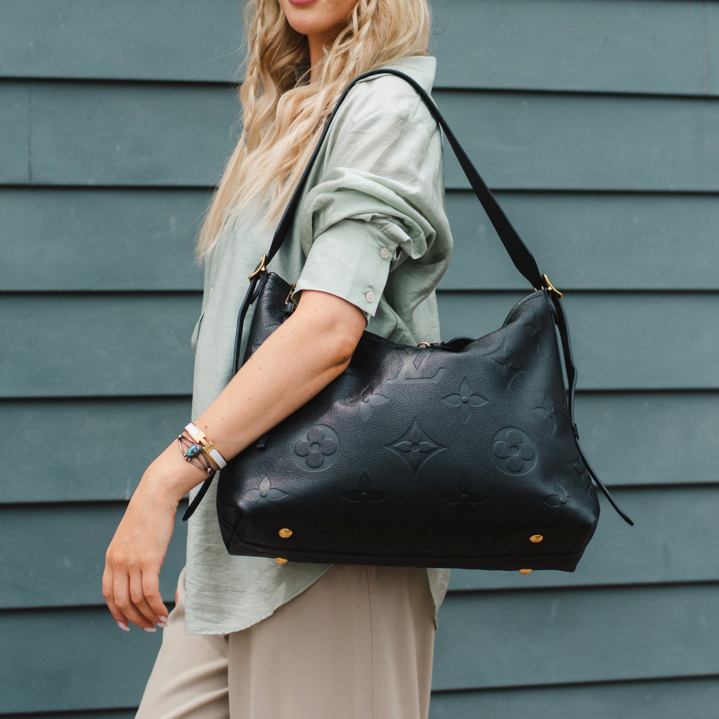 Louis Vuitton Monogram Empreinte Carryall PM