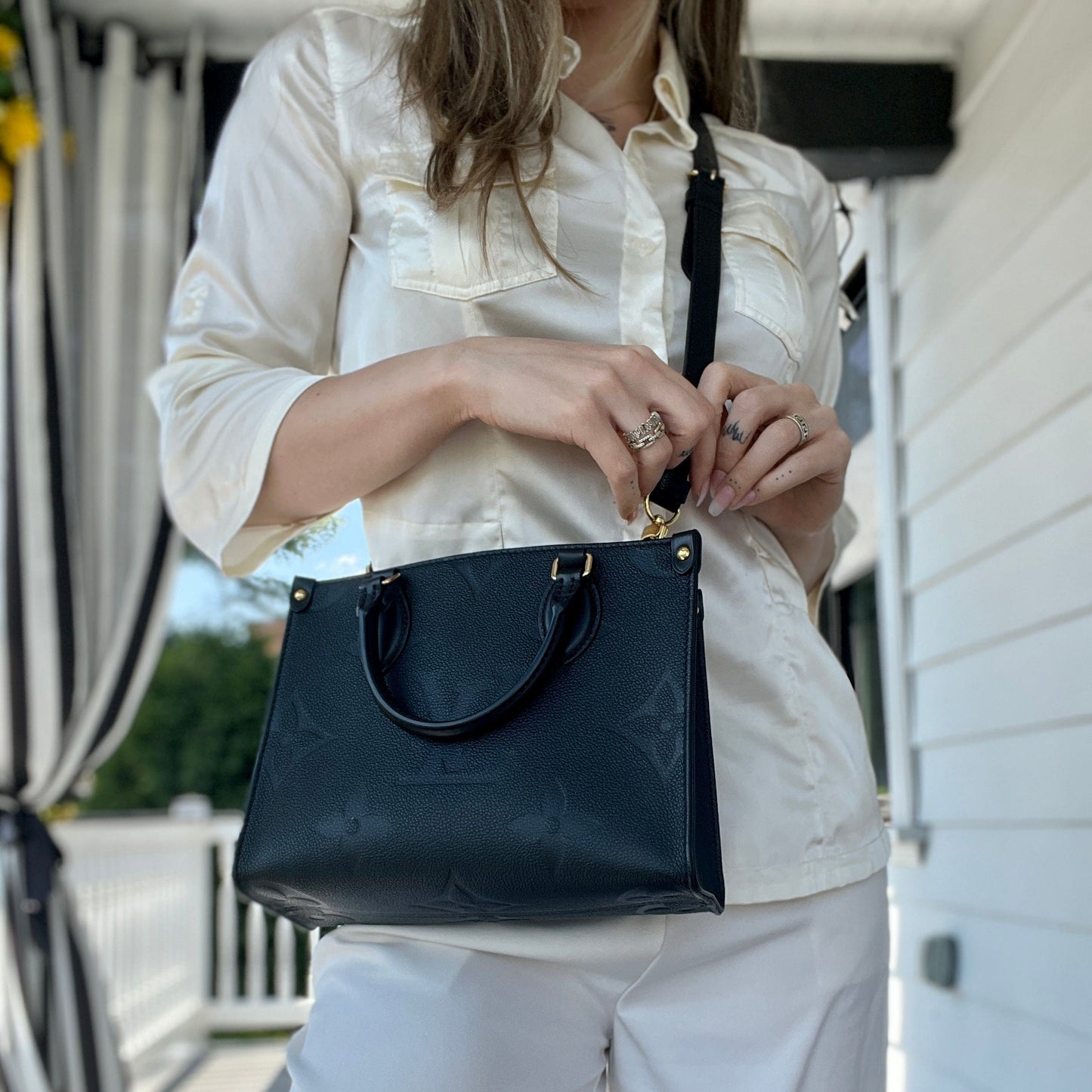 Louis Vuitton Monogram Empreinte OnTheGo PM