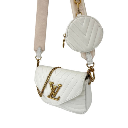 Louis Vuitton New Wave Multi-Pochette in Snow