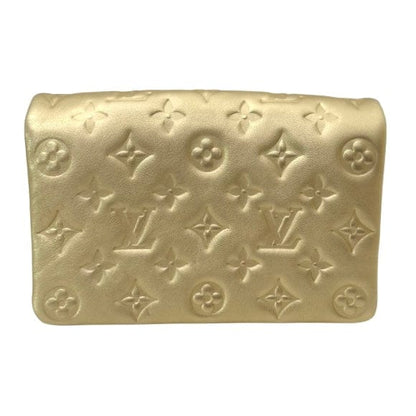 Louis Vuitton Monogram Gold Embossed Coussin Pochette