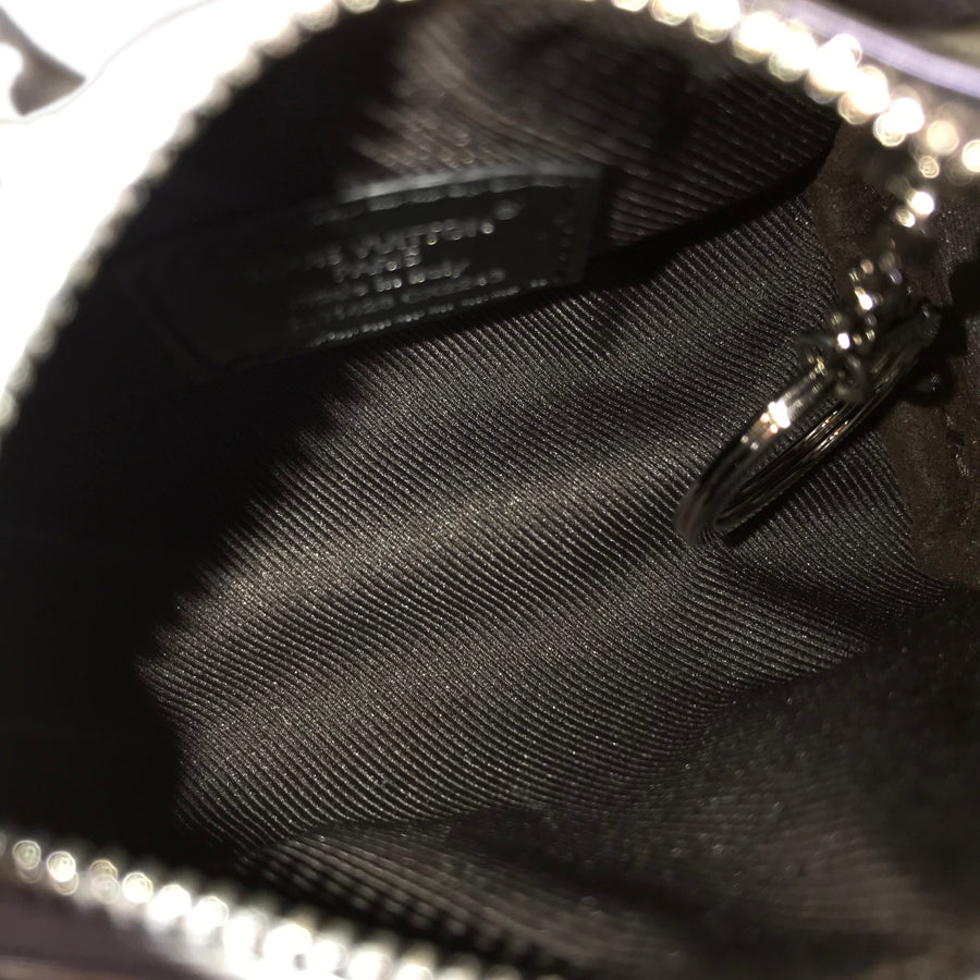 LOUIS VUITTON key ring mini keepall metallic mirror key ring