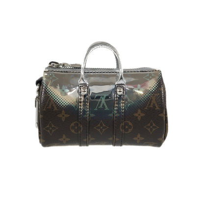 LOUIS VUITTON key ring mini keepall metallic mirror key ring