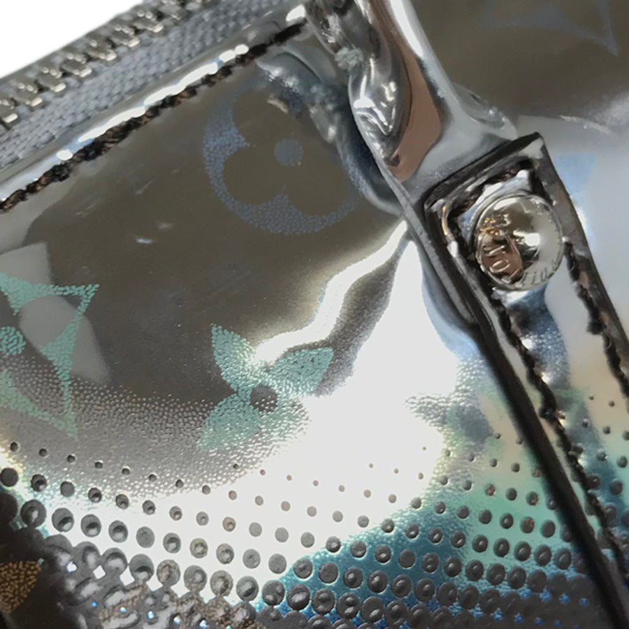 LOUIS VUITTON key ring mini keepall metallic mirror key ring