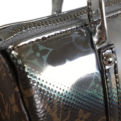 LOUIS VUITTON key ring mini keepall metallic mirror key ring