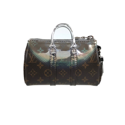 LOUIS VUITTON key ring mini keepall metallic mirror key ring