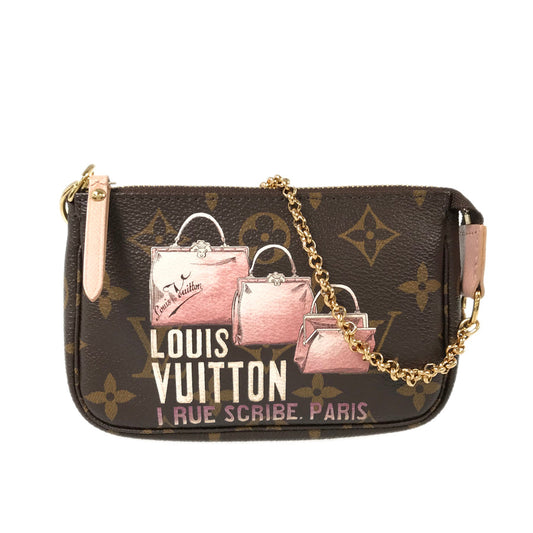 LOUIS VUITTON Monogram Mini Pochette Accessoires trunk Pouch