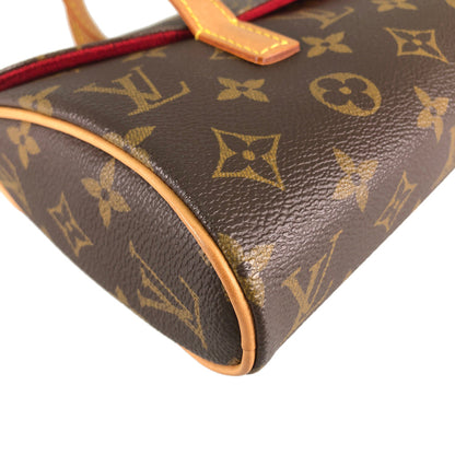 LOUIS VUITTON Monogram Sonatine M51902 Hand bag