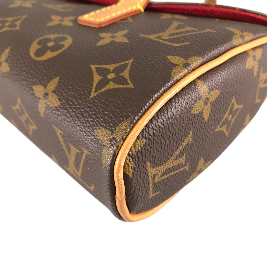 LOUIS VUITTON Monogram Sonatine M51902 Hand bag