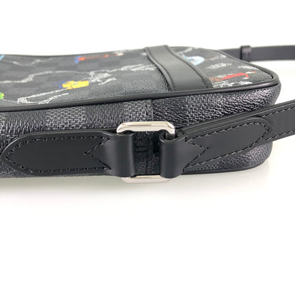 LOUIS VUITTON Damier Graphite Danube PM NM N40239 Shoulder bag