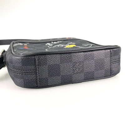 LOUIS VUITTON Damier Graphite Danube PM NM N40239 Shoulder bag