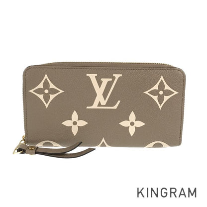 LOUIS VUITTON Bicolor Monogram Emplant Zippy Wallet M69794 Long wallet Round zipper