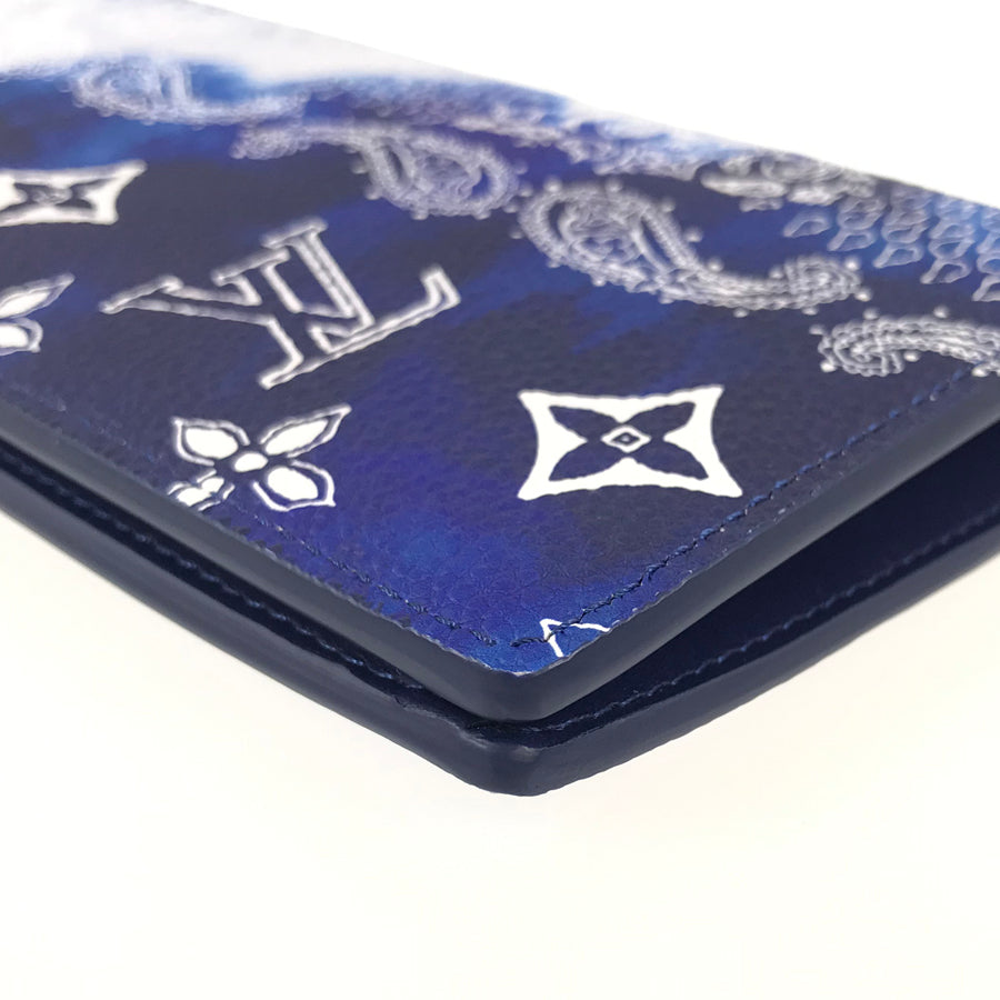 LOUIS VUITTON Monogram Bandana Portefeiulle Brazza purse Bifold