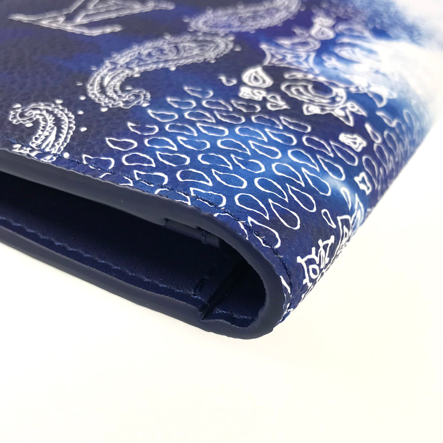LOUIS VUITTON Monogram Bandana Portefeiulle Brazza purse Bifold