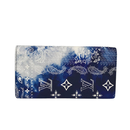 LOUIS VUITTON Monogram Bandana Portefeiulle Brazza purse Bifold