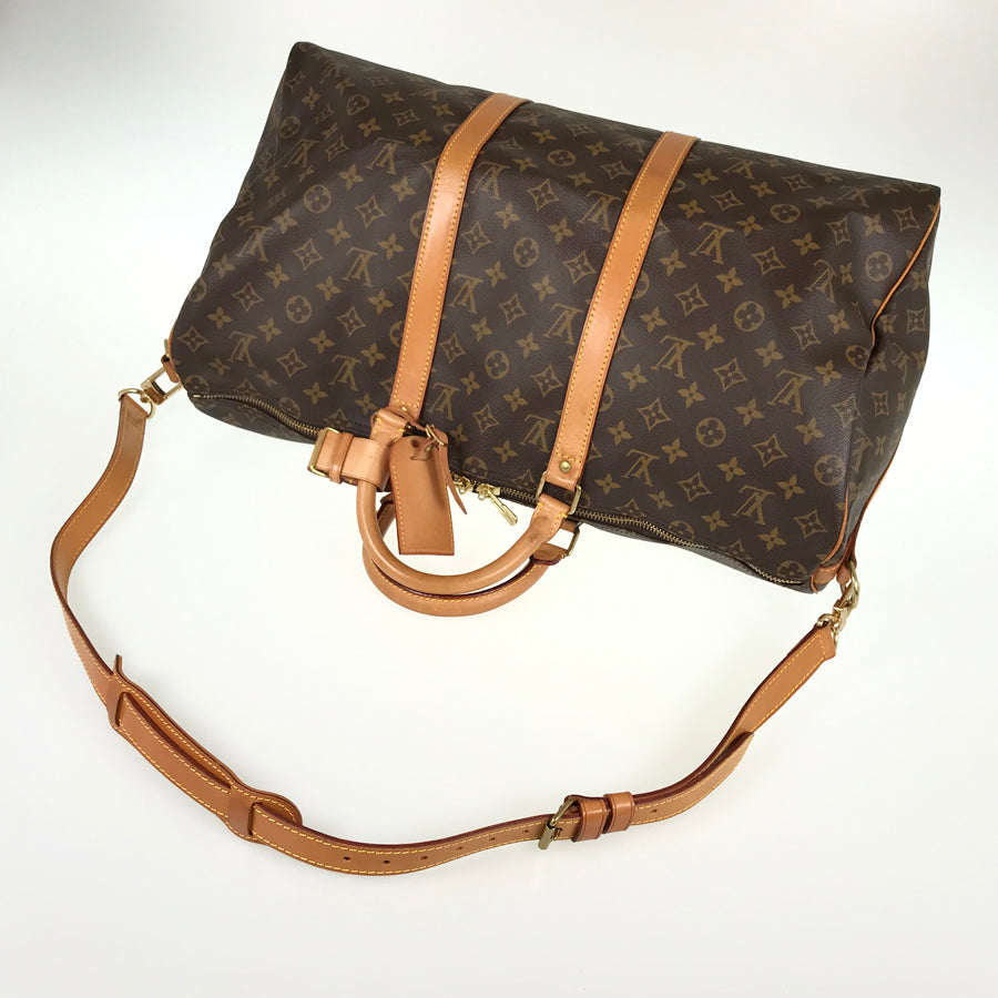 LOUIS VUITTON monogram keepall bandouliere 50 2WAY Boston bag