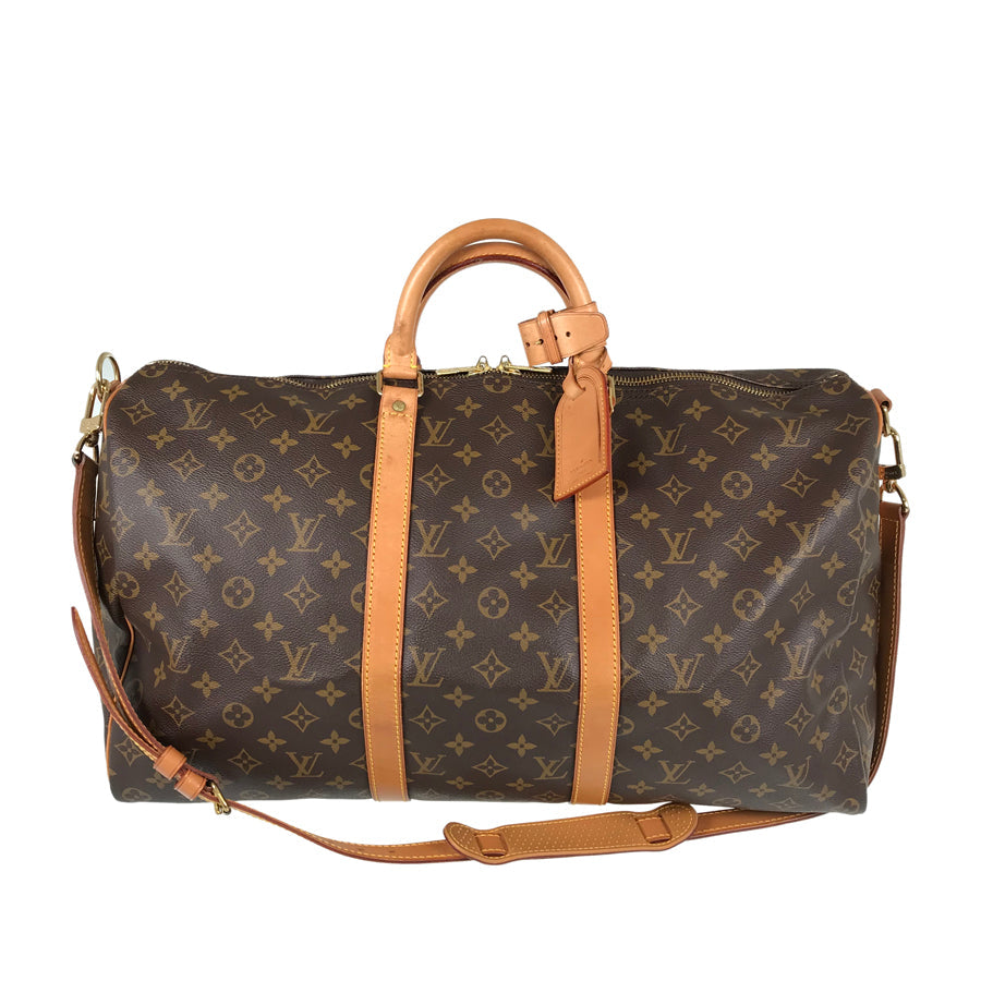 LOUIS VUITTON monogram keepall bandouliere 50 2WAY Boston bag