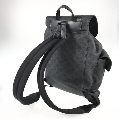 LOUIS VUITTON Monogram Taurillon Clemence Christopher MM Backpack Backpack