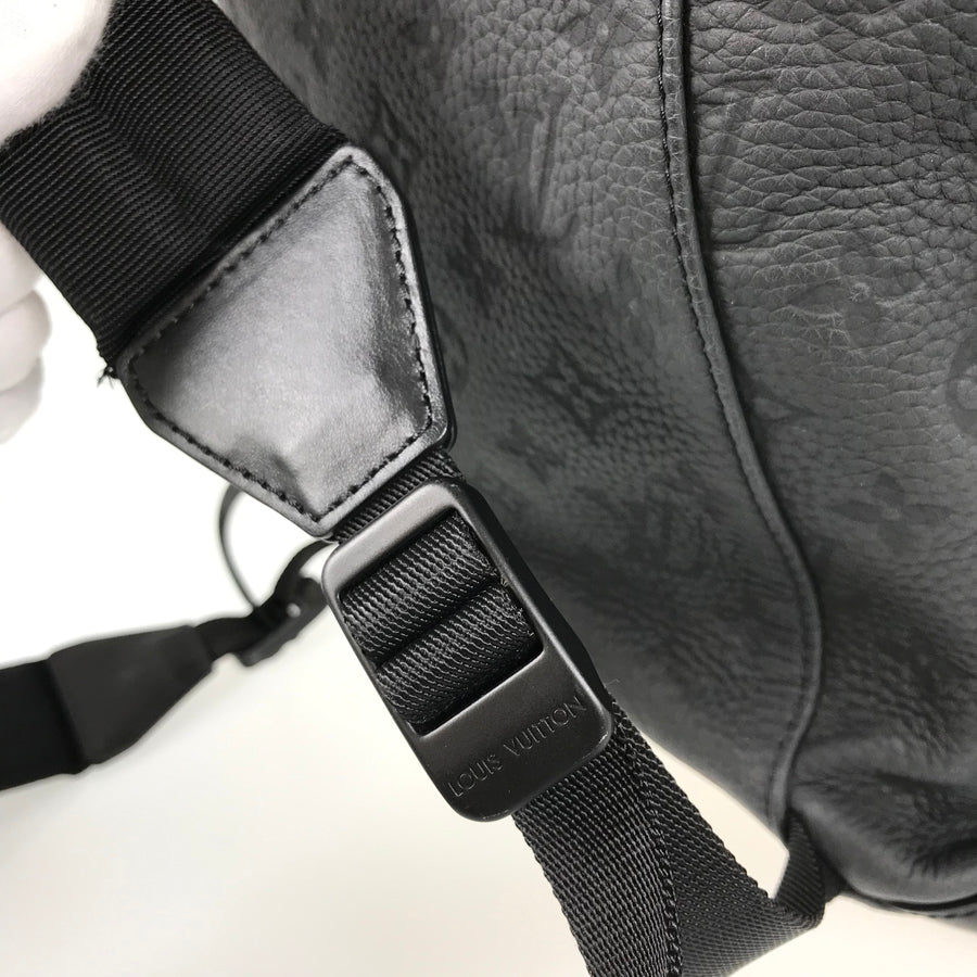 LOUIS VUITTON Monogram Taurillon Clemence Christopher MM Backpack Backpack