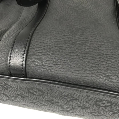 LOUIS VUITTON Monogram Taurillon Clemence Christopher MM Backpack Backpack