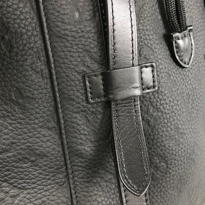 LOUIS VUITTON Monogram Taurillon Clemence Christopher MM Backpack Backpack