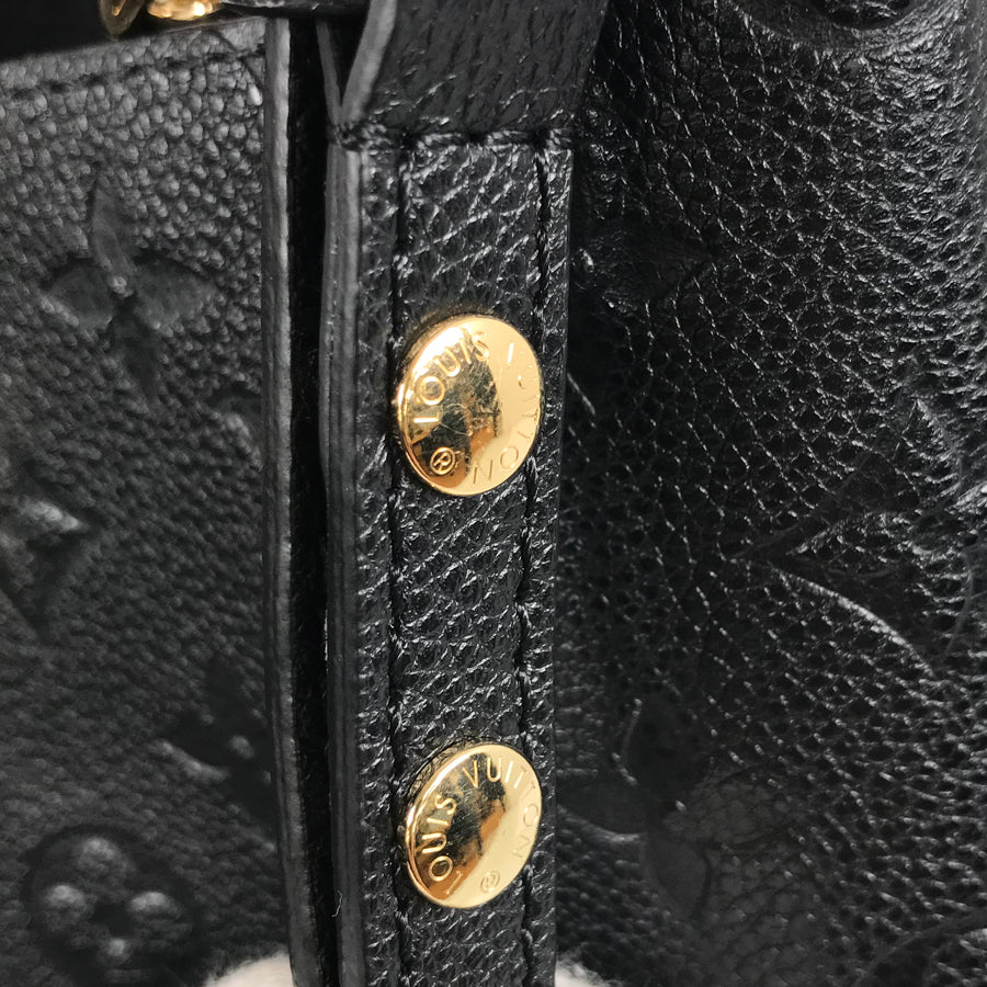 LOUIS VUITTON Monogram Emplant Neonoe 2WAY Shoulder Handbag